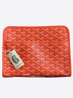 Goyard Orange Jouvence MM Toiletry Bag